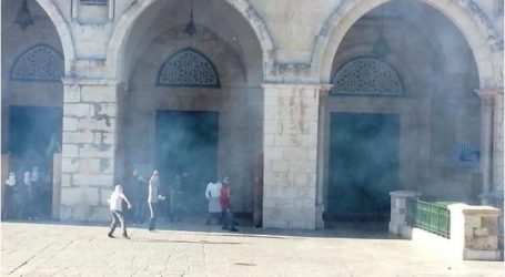 مواجهات عنيفة في باحات المسجد الأقصى