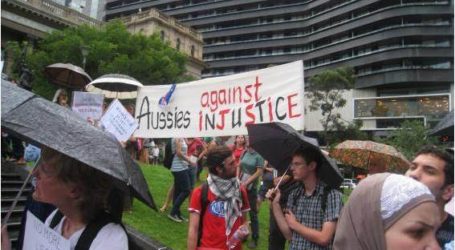 مظاهرة بأستراليا احتجاجًا على ازدياد أعمال العنف ضد المسلمين