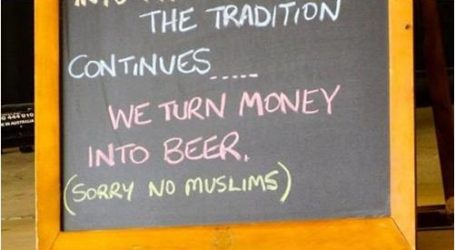 أستراليا: مطعم يضع لافتة “ممنوع دخول المسلمين”