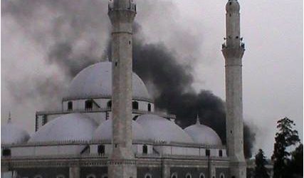ميليشيات بشار تقصف 100 مسجد في ريف حمص