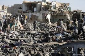 قصف معسكرات للحوثي باليمن
