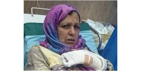 جنود الاحتلال يكسرون ذراع مسنة بعد اعتقالها والتحقيق معها