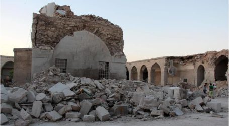 النظام السوري يدمّر أجزاءً واسعةً من متحف “معرة النعمان” بإدلب