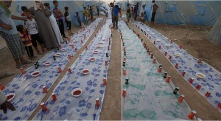 تركيا تنظم إفطارا رمضانيا في غزة