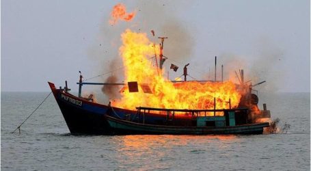 إندونيسيا تحرق 35 قارباً أجنبياً بعد قيامها بالصيد غير القانوني