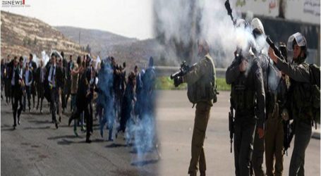 إصابة 19 فلسطينيا بالرصاص والغاز الإسرائيلي على حدود غزة