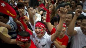 فوز حزب “سوكي” المعارض بالأغلبية في ميانمار