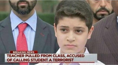 معلمة أمريكية تصف تلميذها المسلم “بالإرهابي”