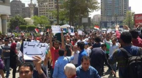 مصر : مظاهرات شعبية تطالب برحيل السيسي