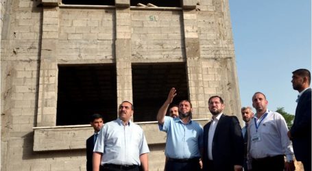 وفد من “وقف الديانة التركي” يتفقد عملية إعمار المساجد المدمرة في غزة
