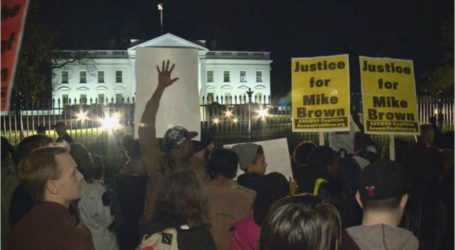 احتجاجات أمام البيت الأبيض ضد وحشية الشرطة