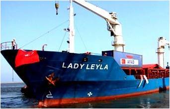 شاحنات جديدة من مساعدات السفينة التركية “ليدي ليلي” تصل غزة