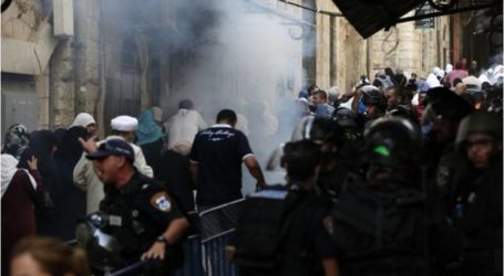 مواجهات بين الشرطة الإسرائيلية ومصلين على حاجز بالقدس‎
