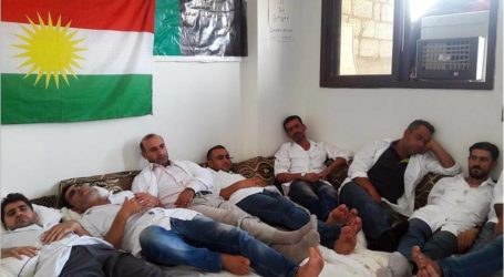 أعضاء بـ”المجلس الوطني الكردي” يواصلون إضرابهم عن الطعام في القامشلي