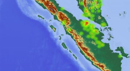 الأقمار الصناعية ناسا تكتشف 48 النقاط الساخنة في سومطرة