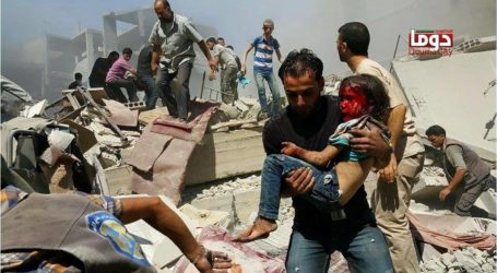 مجزرة في دوما جراء قصفها بصواريخ شديدة التدمير
