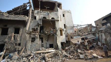 غارة جوية للتحالف العربي تقتل 45 شخصا في اليمن