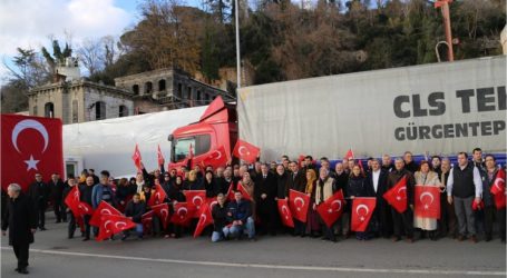 انطلاق قافلة مساعدات إنسانية جديدة من إسطنبول باتجاه حلب