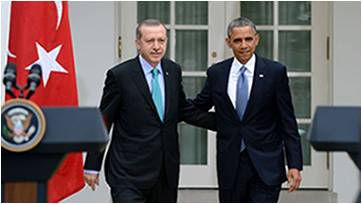 الرئيسان التركي والأمريكي يبحثان الوضع في سوريا ومحاربة الارهاب