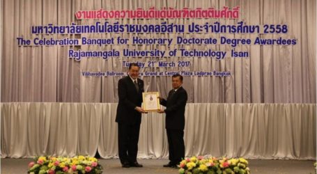 نائب الرئيس يوسف كالا يتلقى الدكتوراه الفخرية من الجامعة التايلاندية