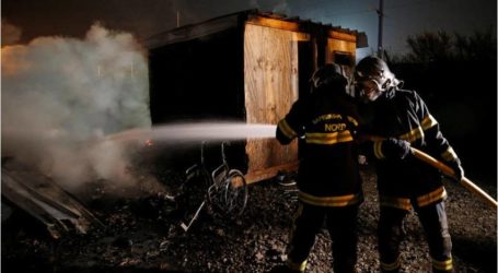 حريق يدمر مخيماً للاجئين في فرنسا