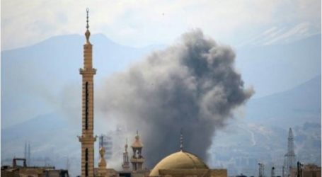 انفجار ضخم وحريق في منطقة مطار دمشق الدولي