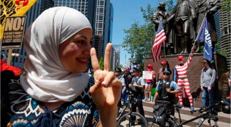 مظاهرات مؤيدة للمسلمين في أمريكا
