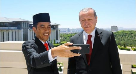 أردوغان ونظيره الإندونيسي يلتقطان صور “سيلفي” في أنقرة