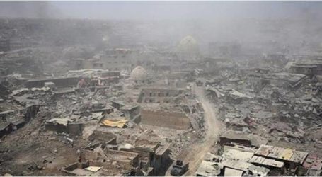 صور جوية تظهر دماراً واسعاً في الموصل
