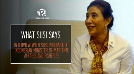 وزيرة الشؤون البحرية والسمكية سوسي بودجياستوتي تناقش أزمة الملح في إندونيسيا
