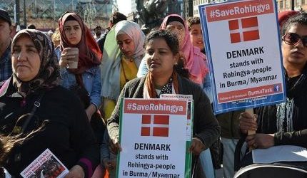 الآلاف يتظاهرون في الدنمارك للتنديد بالمجازر ضد مسلمي الروهنغيا