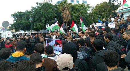 مسيرات كبيرة في غزة رفضاً لإعتراف ترامب بالقدس عاصمة للاحتلال