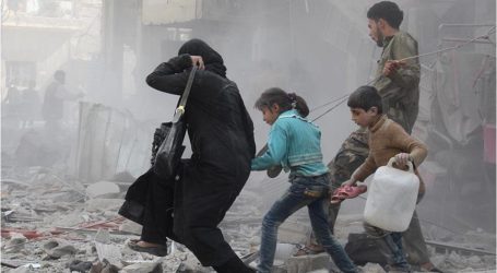قوات النظام السوري تقصف “الغوطة الشرقية” بغاز الكلور السام