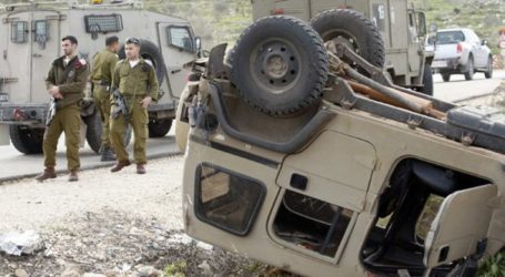 إصابة 6 جنود إسرائيليين في انقلاب جيب عسكري بالنقب