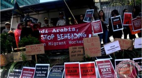 حداد السفارة الإندونيسية بالرياض بعد إعدام مواطنها