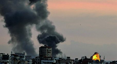 حربية اسرائيلية يشن 13 غارة على قطاع غزة المحتلة