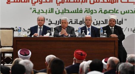 رئيس السلطة الفلسطنية:الشعب الفلسطيني يقف في مواجهة كبرى تستهدف قضيته وعاصمته
