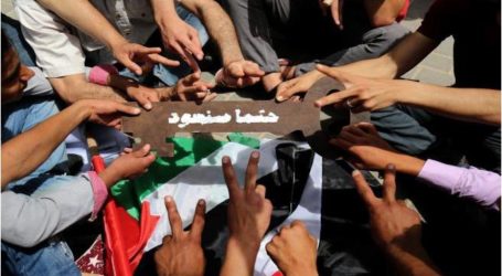 الولايات المتحدة تحث على التظاهر السلمي خلال مسيرة (العودة الكبرى) بغزة
