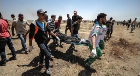 فلسطين: 58 شهيدا فلسطينيا و2771 مصابا برصاص الجيش الإسرائيلي قرب حدود غزة