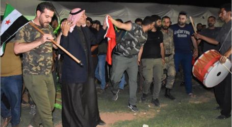 احتفالات شمالي سوريا بفوز أردوغان في الانتخابات