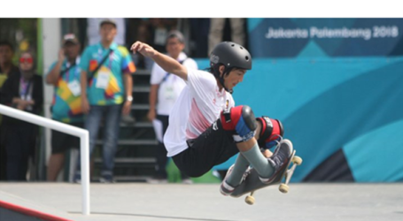 دورة الألعاب الآسيوية (لوح التزلج) – يتقدم رياضيان من المتزلجين الإندونيسيين إلى النهائيات