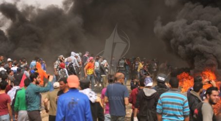 عدد المواطنين يصيب برصاص الاحتلال شرق قطاع غزة اليوم الجمعة