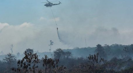 الحكومة الإندونيسية ترسل 10 مروحيات لمكافحة حرائق الغابات في رياو