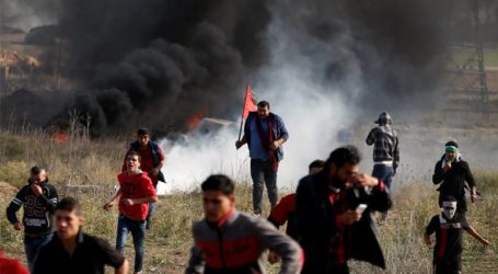 استشهاد فلسطيني واصابة العشرات برصاص الاحتلال الاسرائيلي شرق قطاع غزة