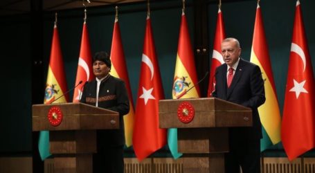 أردوغان يشكر بوليفيا لدعمها القضية الفلسطينية