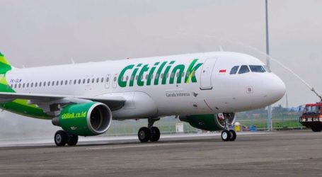 شركة طيران سيتيلينك الإندونيسية تقوم بأول رحلة تجارية إلى مطار يوجياكرتا