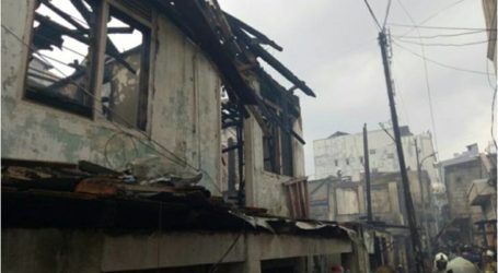 حريق يدمر حوالي 450 منزلاً في كامبونغ باندان  شمال جاكرتا