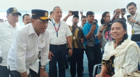 وزير النقل يراقب مرافق مطار قرطاجاتي جاوة الغربية