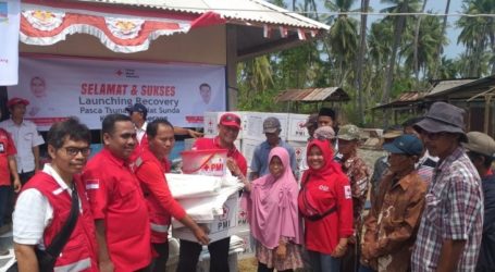 الصليب الأحمر الإندونيسي يطلق برنامج ترميم لضحايا تسونامي بانتين