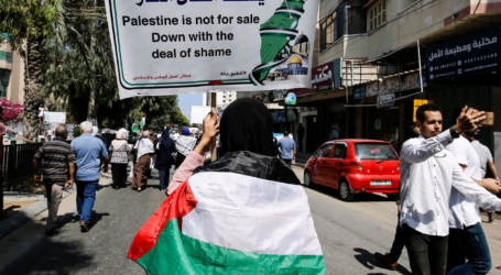 فلسطينيون في إسرائيل يتظاهرون ضد اتفاقية التطبيع مع الإمارات